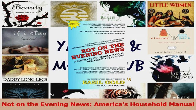 Read Not on the Evening News Americas Household Manual Ebook Free