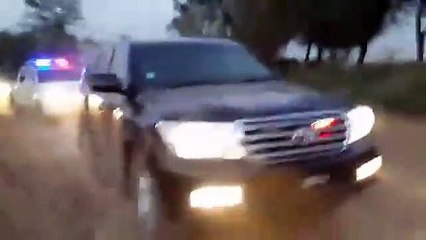 Imran Khan Reaching Jalsa Gah Islamabad