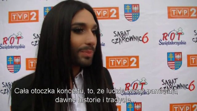 Sabat Czarownic 2015- Conchita Wurst ciepło przyjęta przez polską publiczność - Polskatimes.pl
