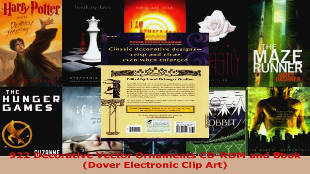 Read 922 Decorative Vector Ornaments CDROM and Book Dover Electronic Clip Art EBooks Online