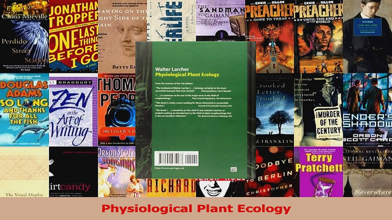 Download  Physiological Plant Ecology PDF Free