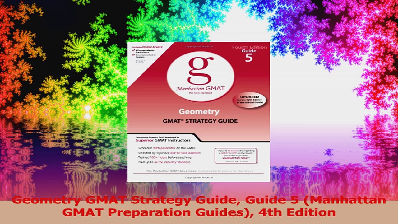 Geometry GMAT Strategy Guide Guide 5 Manhattan GMAT Preparation Guides 4th Edition PDF