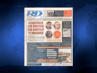 SHTYPI I DITES ME TITUJT KRYESORE TE FAQEVE TE PARA TE GAZETAVE SHQIPTARE E PREMTE 2015