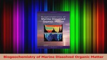 PDF Download  Biogeochemistry of Marine Dissolved Organic Matter Read Full Ebook