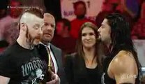 Roman Reigns demands a rematch with Sheamus- Raw, November 23, 2015