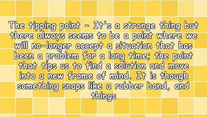The Tipping Point That Creates Change