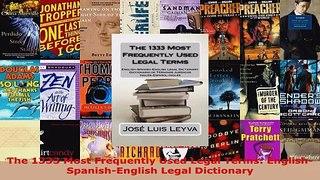 Read  The 1333 Most Frequently Used Legal Terms EnglishSpanishEnglish Legal Dictionary PDF Free