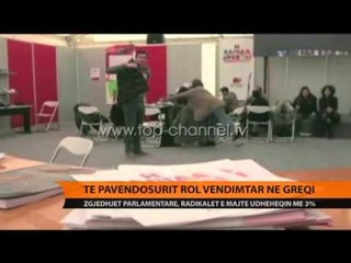 Greqi, radikalët e majtë udhëheqin me 3%  - Top Channel Albania - News - Lajme