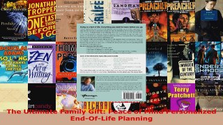 Download  The Ultimate Family Gift Peace of Mind Personalized EndOfLife Planning PDF Free