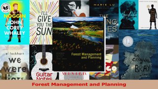 PDF Download  Forest Management and Planning Download Online