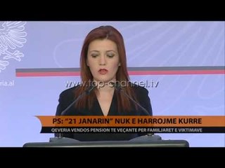 PS: “21 Janarin” nuk e harrojmë kurrë - Top Channel Albania - News - Lajme