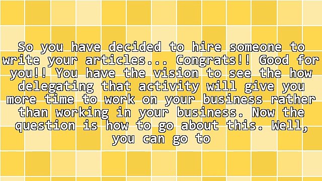 3 Tips On How To Outsource Your Network Marketing Article Writing Successfully