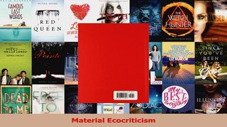 PDF Download  Material Ecocriticism PDF Online
