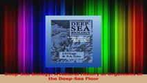 Read  DeepSea Biology A Natural History of Organisms at the DeepSea Floor PDF Free