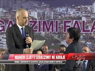Ndahen lejet e legalizimit në Kavajë - News, Lajme - Vizion Plus