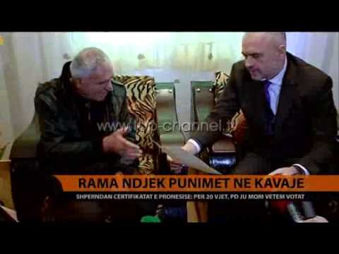 Rama inspekton punimet në Kavajë; ndan edhe legalizimet - Top Channel Albania - News - Lajme