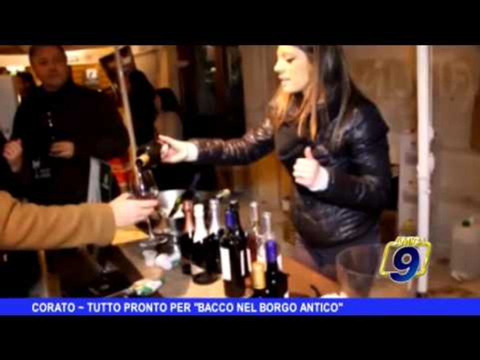 CORATO | Tutto pronto per 'Bacco nel Borgo Antico'