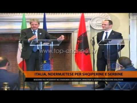 Italia, ndërmjetëse për Shqipërinë e Serbinë - Top Channel Albania - News - Lajme