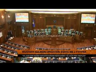 Mustafa sulmon opozitën - Top Channel Albania - News - Lajme