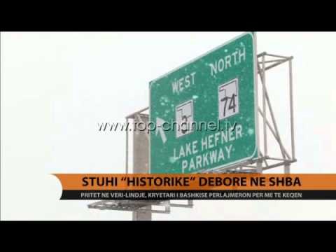 Stuhi “historike” dëbore në SHBA - Top Channel Albania - News - Lajme