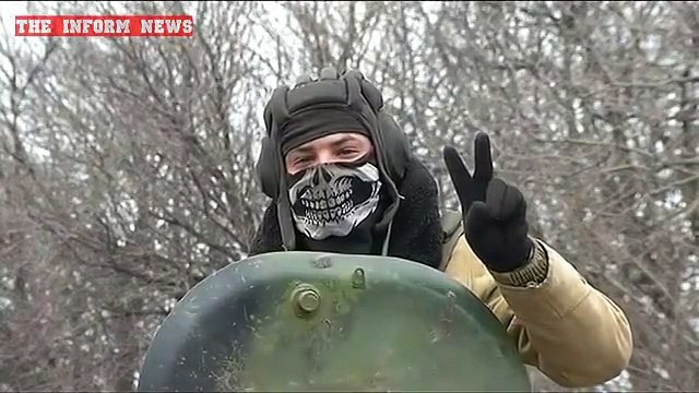 Большая колонна военной техники ВСУ под Волновахой.