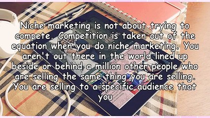 What Niche Marketing is Not
