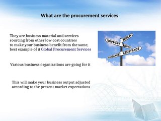 Get the most Reliable Global Procurement Services