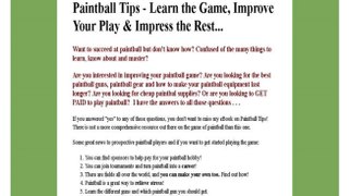 Paintball Tips - Elevate Your Paintball Game