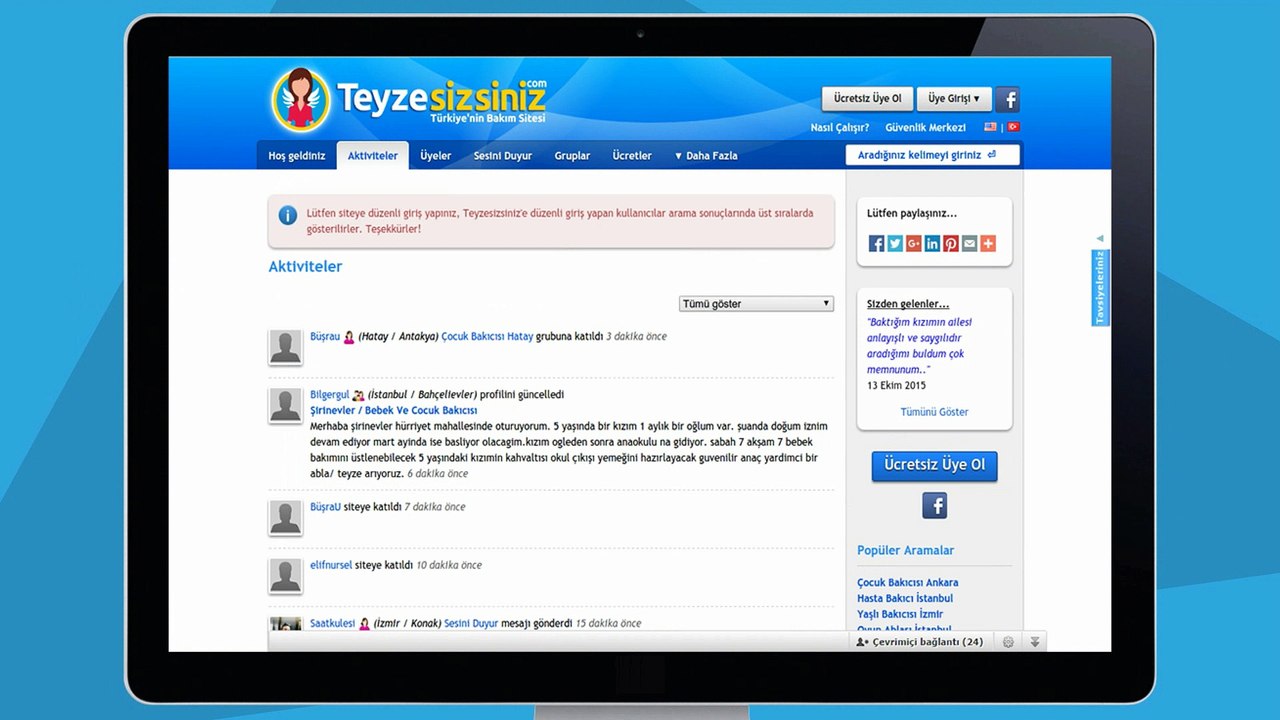 Bakıcı nasıl bulunur?