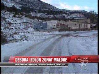 Dëbora izolon zonat malore - News, Lajme - Vizion Plus