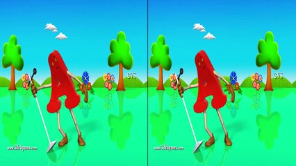 KZKMEDIA TV-Stereoscopic 3D videos for 3D glasses - Letter A song