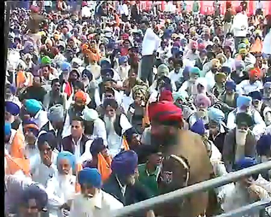 Sukhbir Badal speech Sadhbhawna Rally Moga 28 Nov 2015 (1)(4)