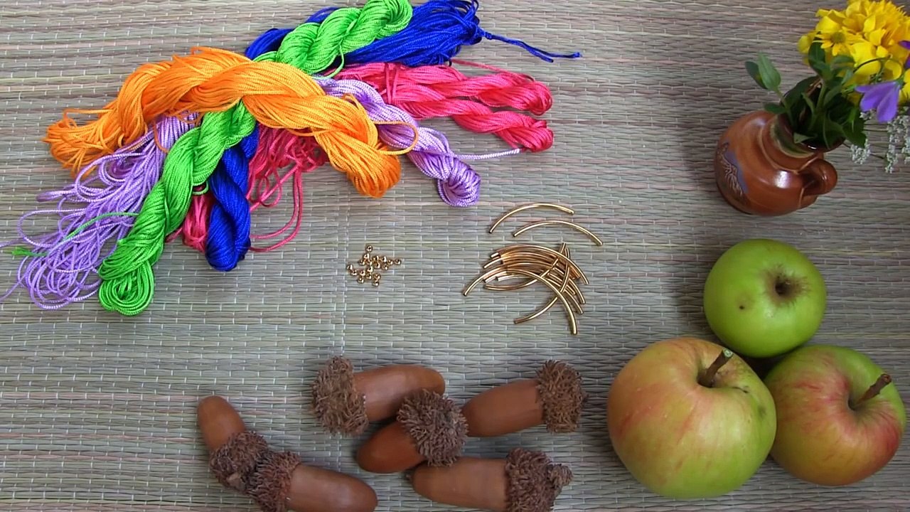 Bracelets: DIY Tube Bracelet! Bracelet Making Tutorial Out of String & Tube charm