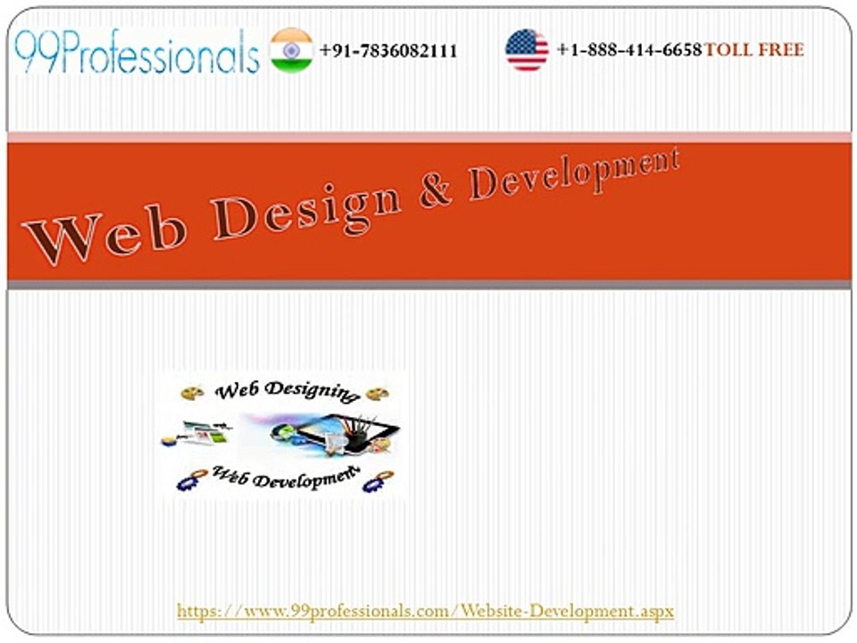 Web design and Development Company with |99Professionals|
