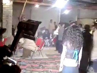 dancer girl beating a man very badly