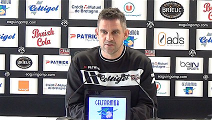 Conférence de presse de Jocelyn Gourvennec avant ASSE-EAG