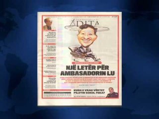 SHTYPI I DITES ME TITUJT KRYESORE TE FAQEVE TE PARA TE GAZETAVE SHQIPTARE 9 SHKURT 2015