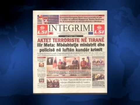 SHTYPI I DITES ME TITUJT KRYESORE TE FAQEVE TE PARA TE GAZETAVE SHQIPTARE E MERKURE 11 SHKURT 2015