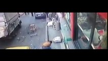 man thrown out of window from third floor [November 2015]