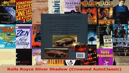 Download  Rolls Royce Silver Shadow Crowood AutoClassic PDF Free