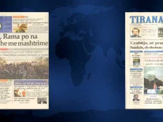 SHTYPI I DITES ME TITUJT KRYESORE TE FAQEVE TE PARA TE GAZETAVE SHQIPTARE E MARTE 17 SHKURT 2015