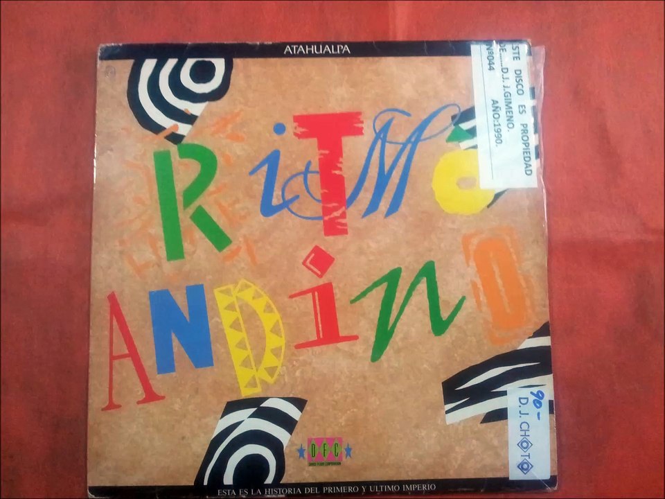 ATAHUALPA.''RITMO ANDINO.''.(PIO PIO.)(12'' LP.)(1990.)