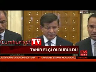 Davutoğlu: Tahir Elçi iki ateş arasında kalmış olabilir