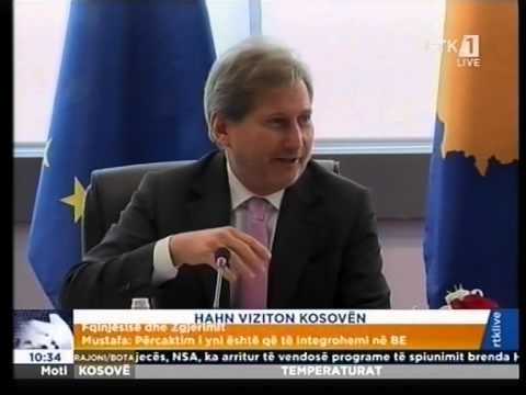 KOMISIONERI HAHN NE KOSOVE APELON PER FRENIM TE EMIGRACIONIT ILEGAL LAJM