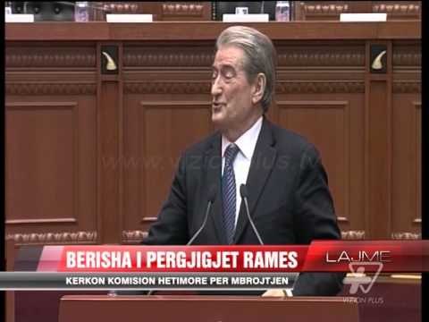 Parlament, Berisha i përgjigjet Ramës - News, Lajme - Vizion Plus