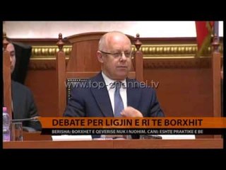 Debate për ligjin e borxhit - Top Channel Albania - News - Lajme