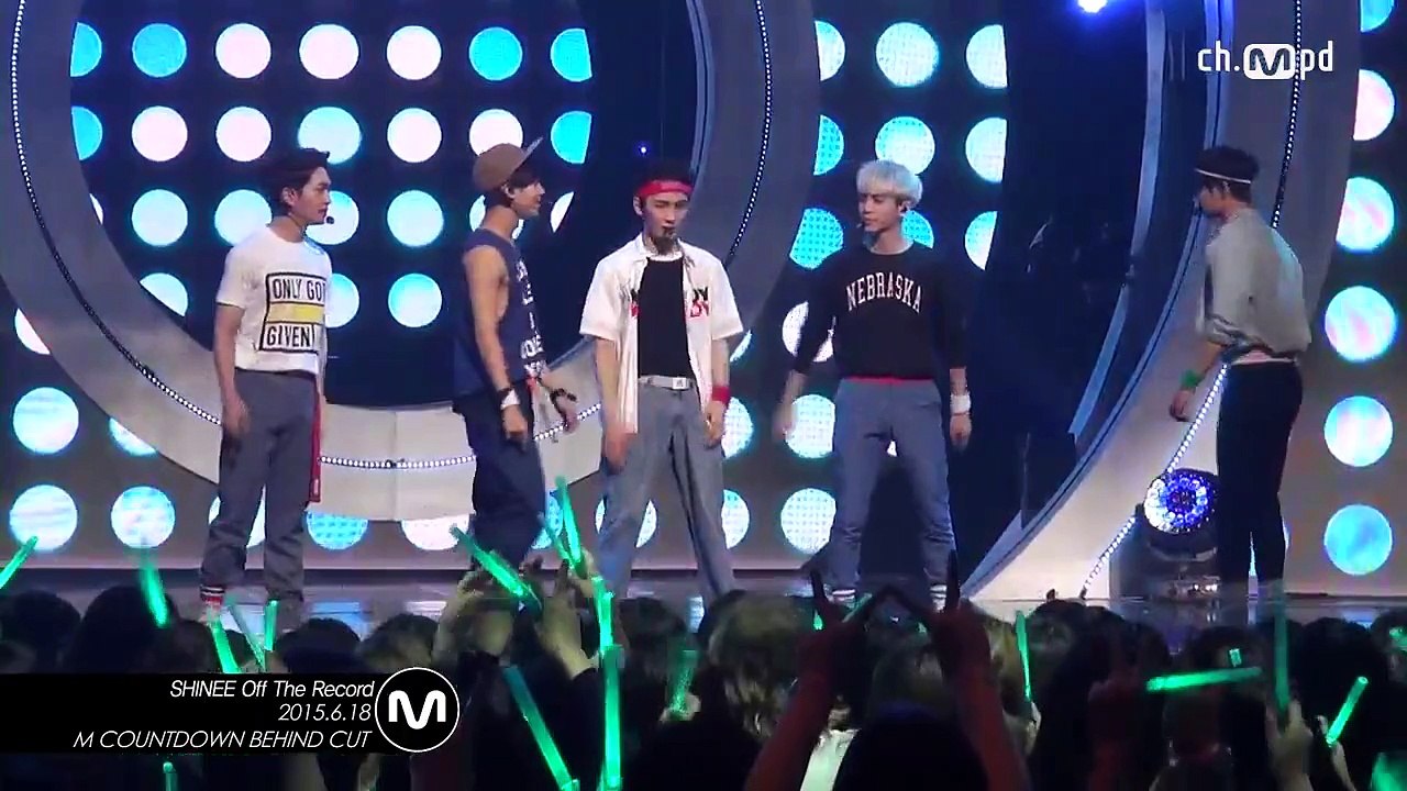 [ENG SUB]  SHINee Off the record Mnet MCOUNTDOWN 150618