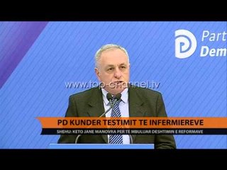 PD-ja kundër testimit të infermierëve - Top Channel Albania - News - Lajme