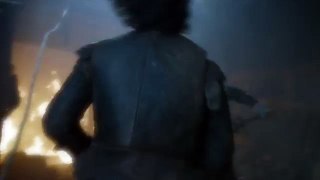 Game of Thrones 5x08 Jon Snow and White Walkers Epic Battle Scene