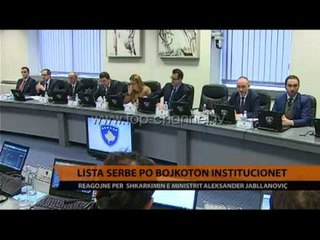 Lista Serbe bojkoton institucionet - Top Channel Albania - News - Lajme